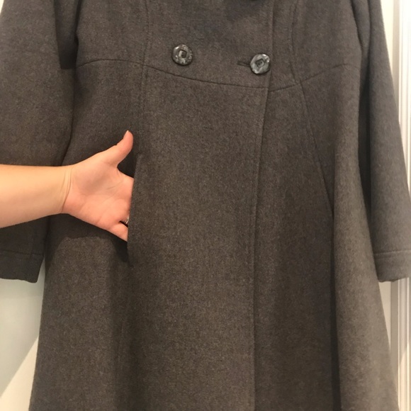 Grey Wool Coat - Picture 5 of 8